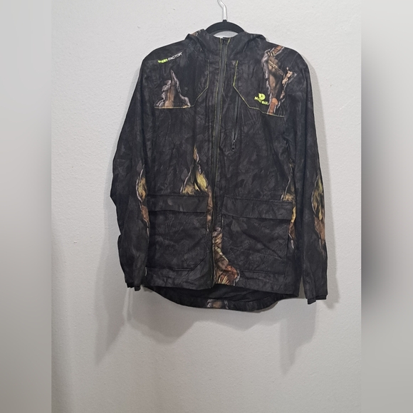 Mossy Oak Jacket Unisex Hunting Black Camouflage Hooded Camo, Size XXL. - Picture 16 of 16